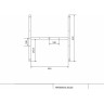 Рама CERSANIT для ванны UNIVERSAL 150 без лого K-RW-UNIVERSAL*140-150